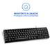 Teclado Com Fio Compacto Conexão USB Cabo de 120cm Resistente Água Preto Multi (Multilaser) - TC193