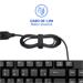 Teclado Com Fio Compacto Conexão USB Cabo de 120cm Resistente Água Preto Multi (Multilaser) - TC193