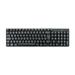 Teclado com Fio Compacto PS2 Cabo de 130cm Resistente Água Preto Multi (Multilaser) Preto - TC298