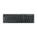 Teclado com Fio Compacto PS2 Cabo de 130cm Resistente Água Preto Multilaser - TC298