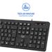 Teclado Com Fio Multimídia Cabo de 180cm Teclas Redondas USB Preto Multi (Multilaser) - TC294