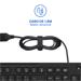 Teclado Com Fio Multimídia Cabo de 180cm Teclas Redondas USB Preto Multi (Multilaser) - TC294