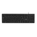 Teclado com Fio Slim Conexão USB Cabo de 150cm Preto Multi (Multilaser) - TC065