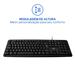 Teclado com Fio Slim Conexão USB Cabo de 150cm Preto Multi (Multilaser) - TC065