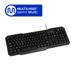 Teclado Com Fio Slim Multi (Multilaser) Resistente à Água com Conexão USB - TC206