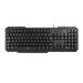 Teclado Com Fio Slim Multi (Multilaser) Resistente à Água com Conexão USB - TC206