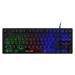 Teclado Gamer De Membrana Tkl Led Rainbow Multi - TC261
