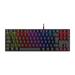 Teclado Gamer Mecânico Royal Cross, TKL, Blue Switch, ABNT2, RGB Preto Warrior - TC312