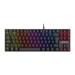 Teclado Gamer Mecânico Royal Cross, TKL, Blue Switch, ABNT2, RGB Preto Warrior - TC312