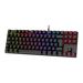 Teclado Gamer Mecânico Royal Cross, TKL, Blue Switch, ABNT2, RGB Preto Warrior - TC312