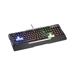 Teclado Gamer Semi Mecânico Warrior Wakiza LED Rainbow - TC208