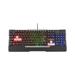 Teclado Gamer Semi Mecânico Warrior Wakiza LED Rainbow - TC208