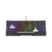 Teclado Gamer Semi Mecânico Warrior Wakiza LED Rainbow - TC208