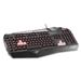 Teclado Gamer Warrior Morani com Teclas Macro LED - TC209