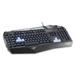 Teclado Gamer Warrior Morani com Teclas Macro LED - TC209