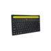 Teclado sem Fio Slot Vários Dispositivos 3 pareamentos simultâneos Bluetooth Preto Multi (Multilaser) - TC284