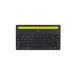 Teclado sem Fio Slot Vários Dispositivos 3 pareamentos simultâneos Bluetooth Preto Multi (Multilaser) - TC284