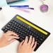 Teclado sem Fio Slot Vários Dispositivos 3 pareamentos simultâneos Bluetooth Preto Multi (Multilaser) - TC284