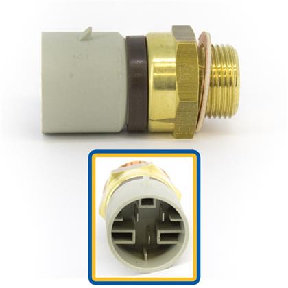Sensor Temperatura do Radiador Cebolão Vectra 2.0 2.2 1996 a 2005 - MTE797.100/105  