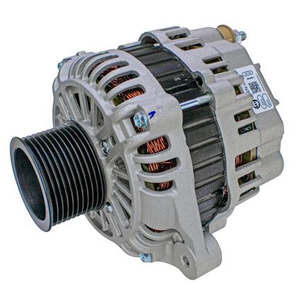 Alternador Cursor 13 Stralis 380 410 420 460 Trakker 6x4 24V 90A Com Polia 10 Estrias 3 Vias - ZEN - 45007