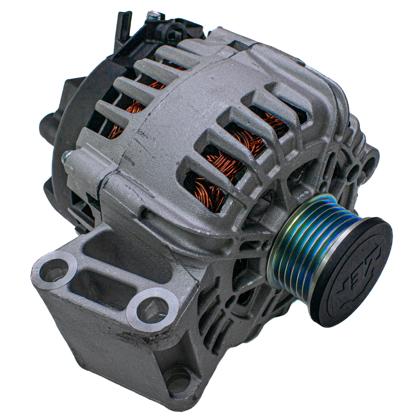 Alternador Ford Ka EcoSport Focus New Fiesta 120A Com Polia Roda Livre 6 Estrias 1 Via - ZEN - 42013