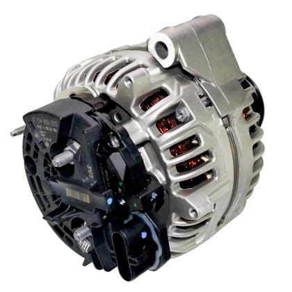 Alternador Jd Máquinas 2154 2454 2954D 3754 670G 770G 722G 870G 872 24V 130A 8 Estrias com Polia Plug 5 Pinos - Bosch - 0124655033  