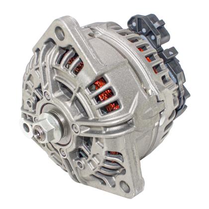 Alternador Man TGA 19.390 26.310 TGX 18.360 41.540 TGS 18.320 UL 313 363 24V 110A  5 Pinos Sem Polia - SEG - 0124655015