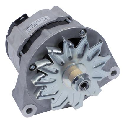 Alternador Massey MF4708 Motor Agco 3.3 MF5425 MF5430 MF5435 MF5440 MF5445 MF5455 MF5460 12V 80A Sem Polia - MAHLE MG168  