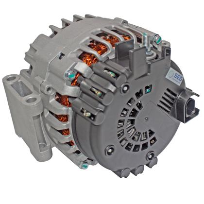 Alternador Mercedes Benz Sprinter 311 413 416 515 Chassi Furgão Van 220A  6 Vias com Polia Roda Livre Plug 1 Pino - Seg - T002006000
