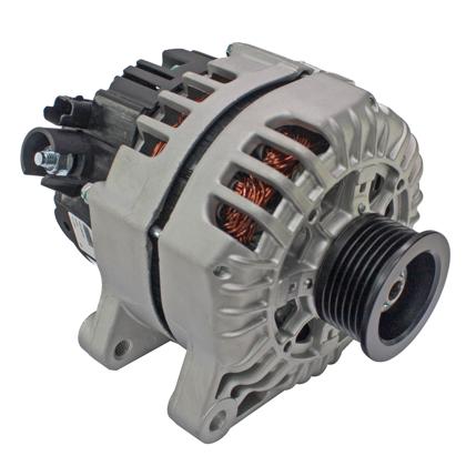 Alternador Citroen Berlingo C3 C4 Xsara Picasso Peugeot 206 120A 6 Vias com Polia Plug 2 Pinos - Seg - T002006002