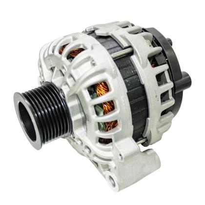 Alternador Trator 6100E 6110E 6115J 6125E 6130J 6135J 6145J 6150J 6165J 6180J 6415 6615 7515 12 Volts 90A - F000BL04H7  