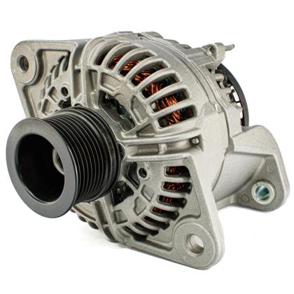 Alternador Trator JD 4045 444K 644K 670G 670GP 770G 770GP 772G 24V 100A Com Polia 8 Estrias 5 Pinos - SEG - 0124655206  