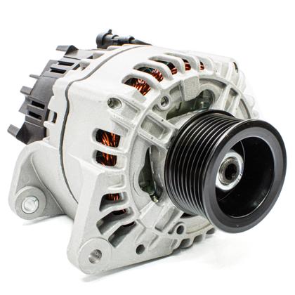 Alternador Trator T6070 T6090 Farmall 120 130 Maxxum 115 125 Steyrs Série 6000 12V 120A Com Polia 8 Estrias 1 Via - ZEN45017  