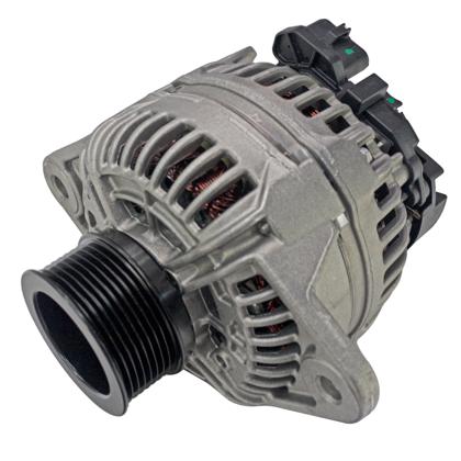 Alternador Volvo B7r B10m B12B Fh400 Fh440 Fh480 Fh520 Fm400 Fm440 24V 110a 8 Vias com Polia Plug 5 Pinos - Seg - 0124655500