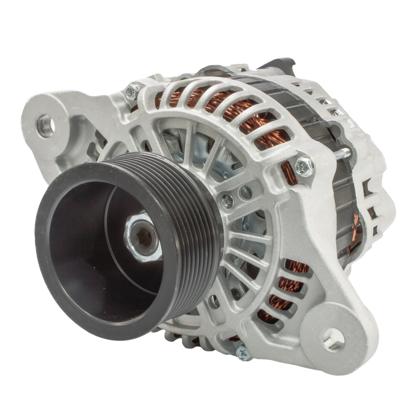 Alternador Volvo FH12 FM380 FMX4220 2015 a 2022 24V 130A Com Polia 8 Estrias 5 Pinos - DELCO REMY - 30046VLP