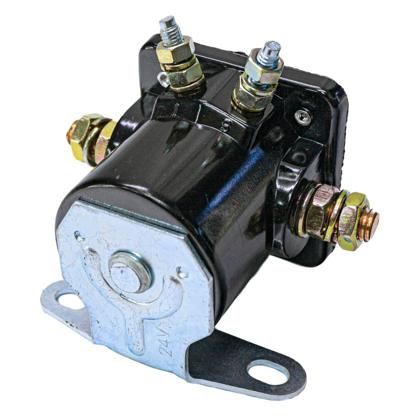 Automático Auxiliar Motor de Partida Caminhões 24V 80A Intermitente 4 Parafusos com Suporte - DNI8272  