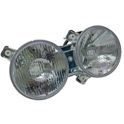 Bloco de Farol Mercedes Benz Caminhões LK LS Após 2000 Lado Motorista H1 Sem Soquete - Pradolux - PL7003.02.22