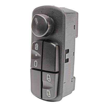 Botão do Vidro Elétrico Axor Actros Lado Motorista Com Regulagem Desembaçador Retrovisores - Ospina OSP021344  