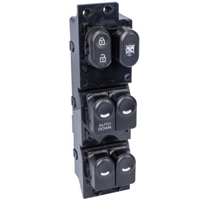 Botão do Vidro Elétrico HB20 2012 a 2019 Led Azul Lado Motorista Bloqueio do Vidro Trava das Portas - GAUSS GE2105