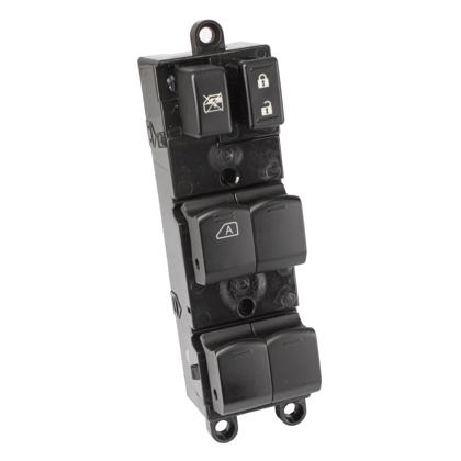 Botão do Vidro Elétrico Versa March Livina Lado Motorista Led Vermelho - GAUSS GE2078