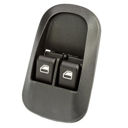 Botão do Vidro Elétrico Peugeot 206 1.0 1.4 1.6 207 1998 a 2013 Lado Motorista Led Laranja 6 Vias - Gauss - GE2320
