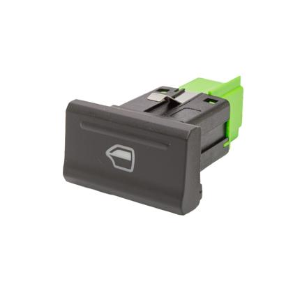 Botão do Vidro Elétrico Traseiro Esquerdo Gol Voyage G6 2017 a 2022 Painel Plug Verde - GAUSS GE2414