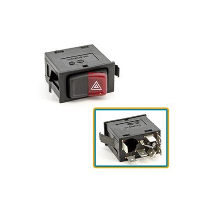 Botão Pisca Alerta Volkswagen Caminhões Ônibus 1997 1998 1999 24 Volts - Kostal - 3813970  