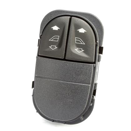 Botão Vidro Elétrico Escort 1.8 1997 a 2002 Led Verde 2 Vias - Gauss - GE2327