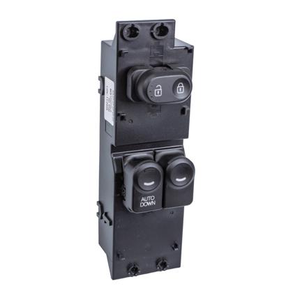 Botão Vidro Elétrico HB20 2012 a 2019 Trava Portas Tecla Auto Down Led Azul- Ospina OSP022222