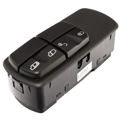 Botão Vidro Elétrico Mercedes Actros Atego Axor Com Trava Destrava Porta LD - 0055451513  