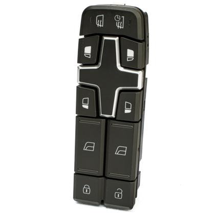 Botão Vidro Elétrico Volvo Fh Euro 6 Fm FMx Nh Lado Motorista 24V com Regulagem Desembaçador Retrovisor Trava Portas - DNI2469  