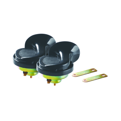 Buzina Caracol Universal Grave e Agudo Tipo FIAMM 1 Via 12V - Gauss - GB1053  