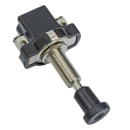 Chave Geral Tic Tac 200W 1 Pique Rosca Longa Baquelite Botão Preto - DNI2285  