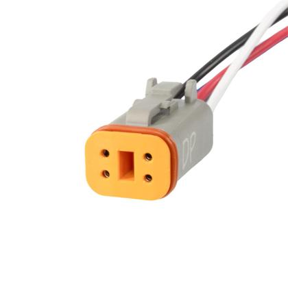 Chicote Deutsch Sensor Temporizador Caminhão Ônibus 4 vias femea - DPAULA DP4.5894 